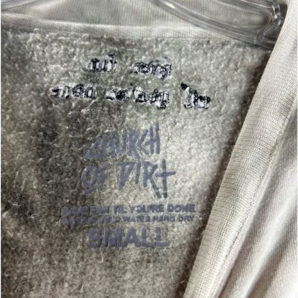 Church of dirt tie dye crewneck sweatshirt size small - Picture 3 of 6